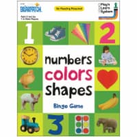 First 100 Numbers, Colors And Shapes Bingo-