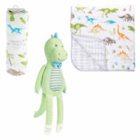 Dinosaur Blanket/Plush Set