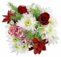 Festive Flurries Fresh Flower Bouquet