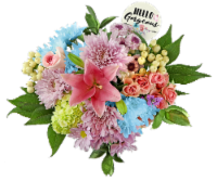 Mother's Day Hello Gorgeous Fresh Flower Bouquet Perspective: Main