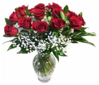 Double Dozen Rose Spiral Arrangement Perspective: Main