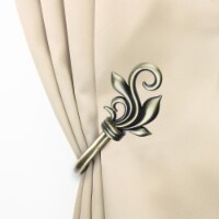 Central Design 4874-034 Giles Curtain Holdback Set, Antique Brass - Set of 2