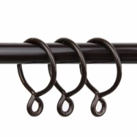 Central Design 1926-07 3.25 in. Curtain Eyelet Rings, Cocoa - Set of 10