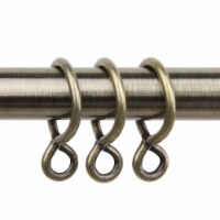 Central Design 1922-14 1 in. Curtain Eyelet Rings, Antique Brass - Set of 10
