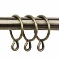 Central Design 1923-14 1.375 in. Curtain Eyelet Rings, Antique Brass - Set of 10