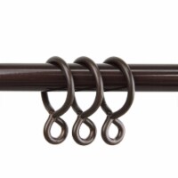 Central Design 1922-07 1 in. Curtain Eyelet Rings, Cocoa - Set of 10