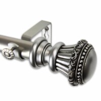 Sansa Curtain Rod 1  Od 28-48 Inch  - Satin Nickel