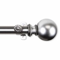 Lex Curtain Rod 13/16 Inch 120-170  - Satin Nickel