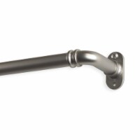 5/8 Inch Blackout Curtain Rod 48-84 Inch - Satin Nickel