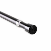 13/16 Inch Round Spring Tension Rod 48 -84  - Black