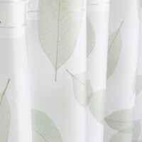 Green Leaves Shower Curtain