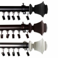 Norma Cordless Traverse Rod 86-120  - Black