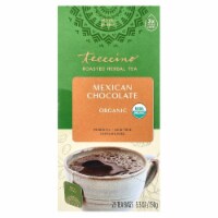 Teeccino Organic Roasted Herbal Tea Chocolate Caffeine Free 25 Tea Bags - 5.3 oz