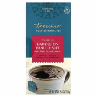 Teeccino Roasted Herbal Tea Dandelion Vanilla Nut Caffeine Free 25 Tea Bags - 5.3 oz