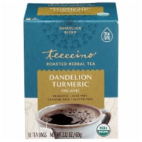Teeccino® Organic Dandelion Turmeric Roasted Herbal Tea Bags