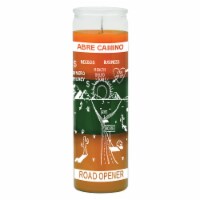 Indio Road Opener 7-Day Glass Jar Candle - Orange/Green Perspective: Main