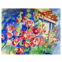 Betsy Drake PM375 Hollyhock Place Mat - Set of 4