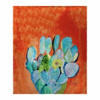 Betsydrake BK755 50 x 60 in. Cactus II Fleece Blanket