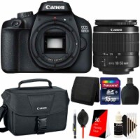 Canon Eos 4000d Rebel T100 18mp Digital Slr Camera + 18-55mm Lens Accessory Kit
