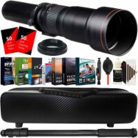 650-1300mm F/8 Telephoto Lens For Sony Nex A6300 A6000 A5100 A5000 Accessory Kit