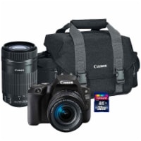 Canon Eos 200d / Sl2 24.2mp Wi-fi D-slr Camera With Canon 18-55mm And 55-250mm Lenses Kit