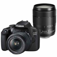 Canon Eos 2000d Dslr 24.1mp Camera With 18-55mm & Ef-s 18-135mm Is Usm Lens