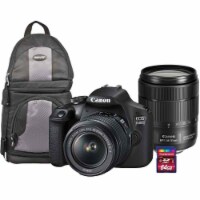 Canon Eos 2000d Dslr 24.1mp Camera With 18-55mm & Ef-s 18-135mm Is Usm Lens Kit