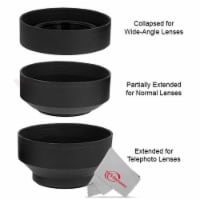 Vivitar 58mm Soft Rubber Collapsible Lens Hood For Canon Dslr Cameras