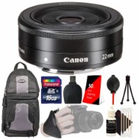 Canon Ef-m 22mm F/2 Stm Lens With 16gb Accessory Kit