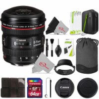 Canon Ef 8-15mm F/4l Fisheye Usm Full-frame Autofocus Lens With Cleaning Accessory Kit