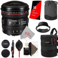 Canon Ef 8-15mm F/4l Fisheye Usm Full-frame Autofocus Lens With Essential Accessory Kit