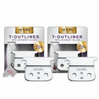 Two Packs Andis T-outliner 04521 Carbon-steel Hair Trimmer Blade