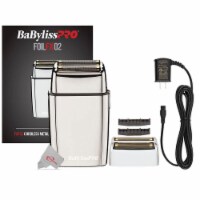 Babyliss Pro Foilfx02 Cordless Metal Double Foil Shaver + Replacement Foil, Cord