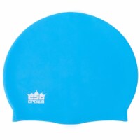 Brybelly SSWI-002 Silicone Swim Cap, Light Blue