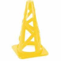 Brybelly SCOA-014 9 in. High Hat Sport Cones, Yellow