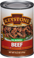 Keystone All Natural Chunk Style Beef Perspective: Main