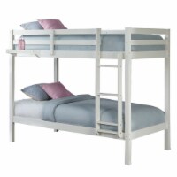 Hillsdale Caspian Twin Over Twin Bunk with Hanging Nightstand