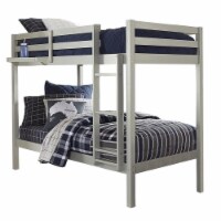 Hillsdale Caspian Twin Over Twin Bunk with Hanging Nightstand