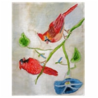 Betsy Drake PM270 14 x 18 in. Betsys Cardinals Place Mat - Set of 4