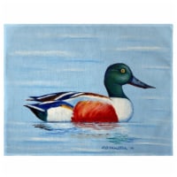 Betsy Drake PM465 14 x 18 in. Northern Shoveler Place Mat - Set of 4