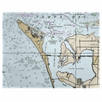 Betsy Drake PM11424 Anna Maria Island, FL Nautical Map Place Mat, 14 x 18 in. - Set of 4