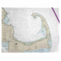 Betsy Drake PM13246 14 x 18 in. Cape Cod Bay, MA Nautical Map Place Mat - Set of 4