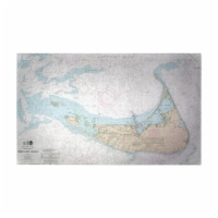 Betsy Drake DM13241NI 18 x 26 in. Nantucket Island, MA Nautical Map Small Door Mat