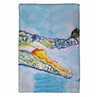 Betsy Drake KT548 Croc & Butterfly Kitchen Towel