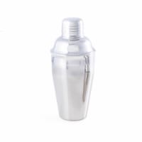 Bey-Berk International BS902 18 oz Stainless Steel Strainer Top Shaker, Silver