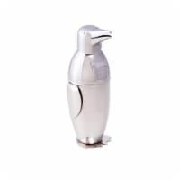 Bey-Berk International BS947 17 oz Stainless Steel Penguin Design Shaker with Strainer Top -