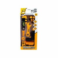 Kole Imports OT981-16 Play Construction Truck with Accessories - Set of 16 -Pack of 16