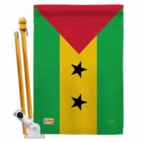 Breeze Decor BD-CY-HS-108314-IP-BO-D-US15-BD 28 x 40 in. Sao Tome & Principe Flags of the Wor