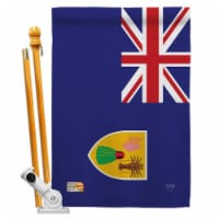 Breeze Decor BD-CY-HS-108335-IP-BO-D-US15-BD 28 x 40 in. Turks & Caicos Flags of the World Na