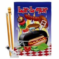 Breeze Decor BD-SU-HS-106071-IP-BO-D-US13-BD 28 x 40 in. Bar B Que Summer Fun in the Sun Impr